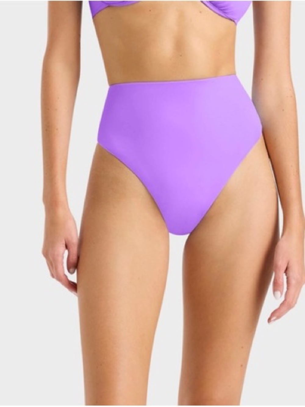 Bondi Born NWT Poppy Bikini Bottom in Orchid Purple Size Small